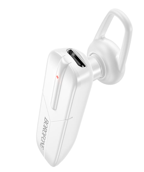 Наушники беспроводные Borofone BC36 Lucky вкладыши (заушные), Bluetooth, мобильная, МОНО!!!!( белый