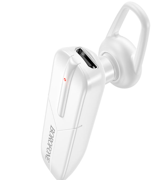 Наушники беспроводные Borofone BC36 Lucky вкладыши (заушные), Bluetooth, мобильная, МОНО!!!!( белый