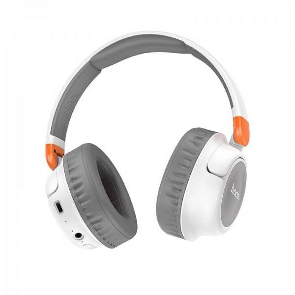 Наушники беспроводные HOCO W43 Adventure полноразмерные, Bluetooth 5.2, белый коробка