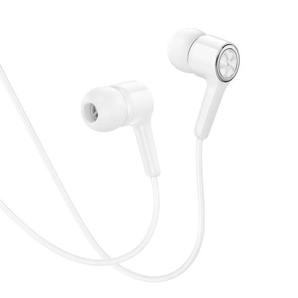 Наушники с микрофоном HOCO M104 Gamble внутриканальные, кабель 1,2м, 3,5мм 4-pin Jack, черные