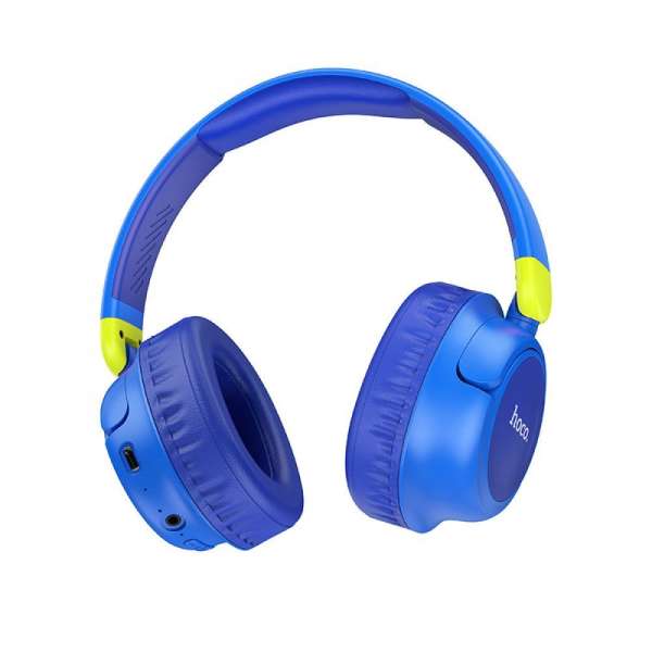 Наушники беспроводные HOCO W43 Adventure полноразмерные, Bluetooth 5.2, синий коробка