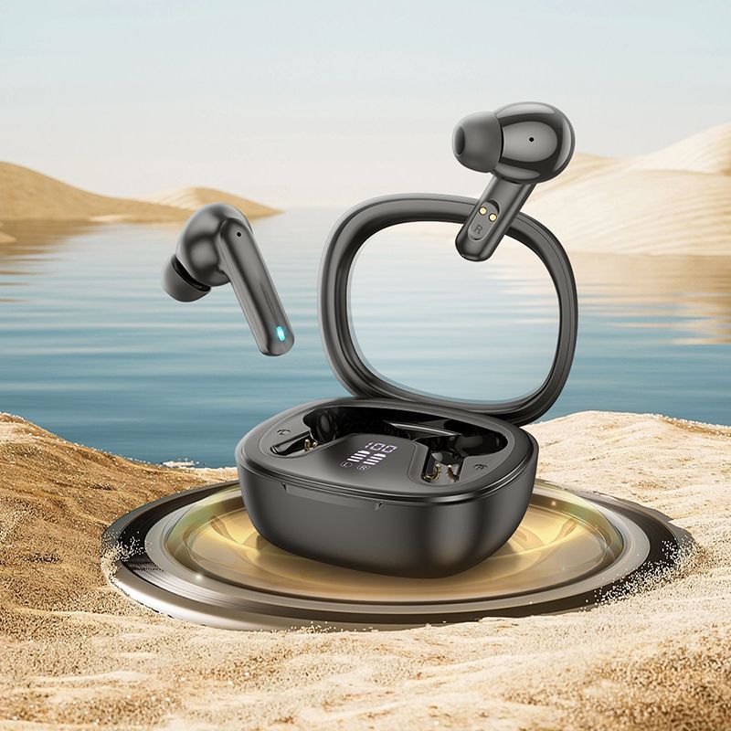 Наушники внутриканальные HOCO EQ6, Shadow, Bluetooth, TWS, цвет: чёрный