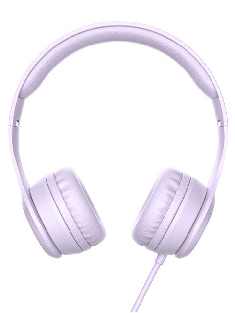 Наушники с микрофоном HOCO W21 Graceful charm полноразмерные, кабель 1,2м, 3,5мм 4-pin Jack, серый 