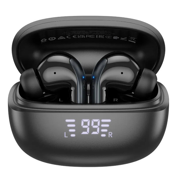 Наушники беспроводные HOCO EQ5 Energyl true внутриканальные, Bluetooth V5.3 шумоподавление ANC черны
