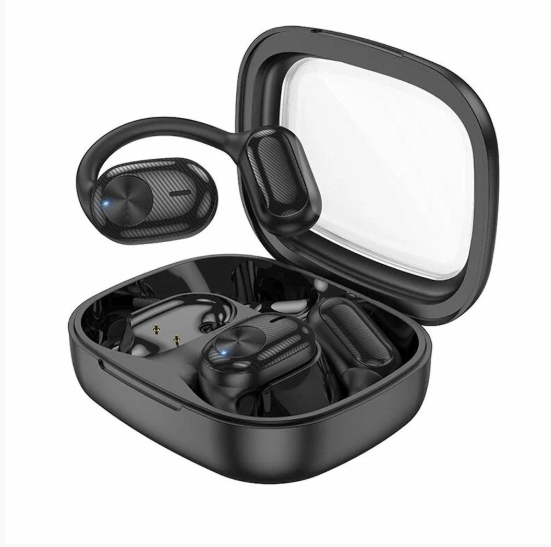 Наушники беспроводные Borofone BW42 Nieve вкладыши, Bluetooth V5.3, кейс для хранения и черный