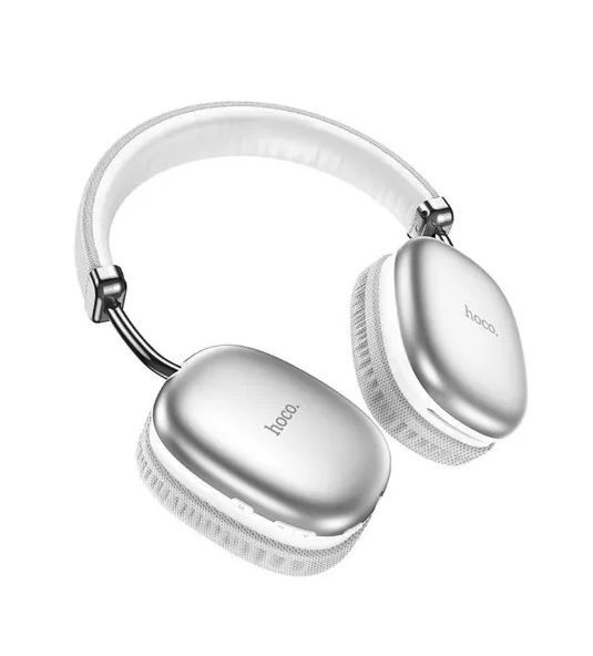 Наушники беспроводные HOCO W35 Air полноразмерные, Bluetooth 5.3, коробка, серебро
