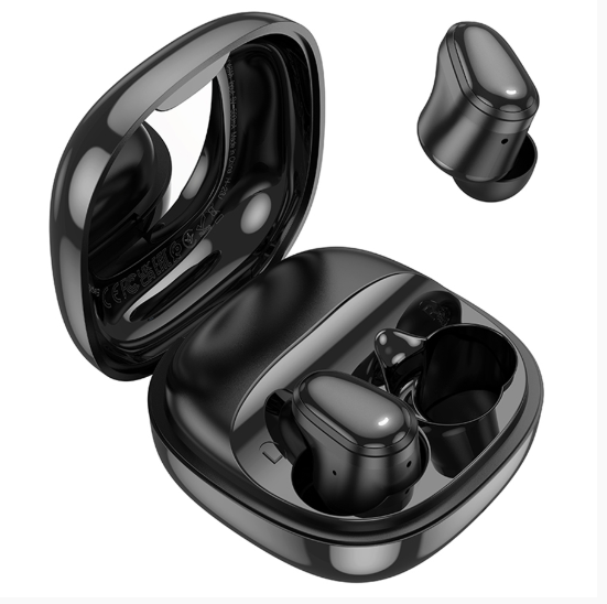 Наушники беспроводные HOCO EQ13 Fun вкладыши, Bluetooth V5.3 кейс для хранения и зарядки черный