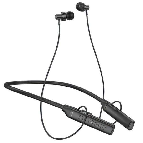 Наушники беспроводные Borofone BE65 Gratified внутриканальные, Bluetooth, черный коробка