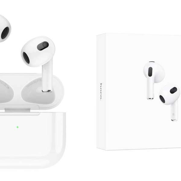 Наушники беспроводные HOCO EW76 внутриканальные, Bluetooth V5.4 кейс для хранения и зарядки в белый