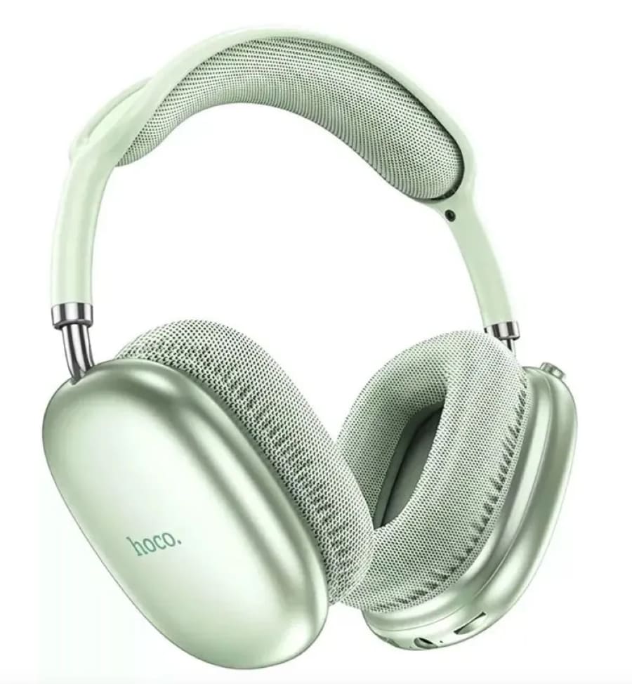 Наушники беспроводные HOCO W35 Air полноразмерные, Bluetooth 5.3, коробка, зеленый
