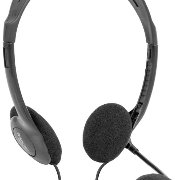 Наушники с микрофоном Defender Aura HN-102 накладные, кабель 1,8м, 2x3,5мм Jack, регулятор громкости