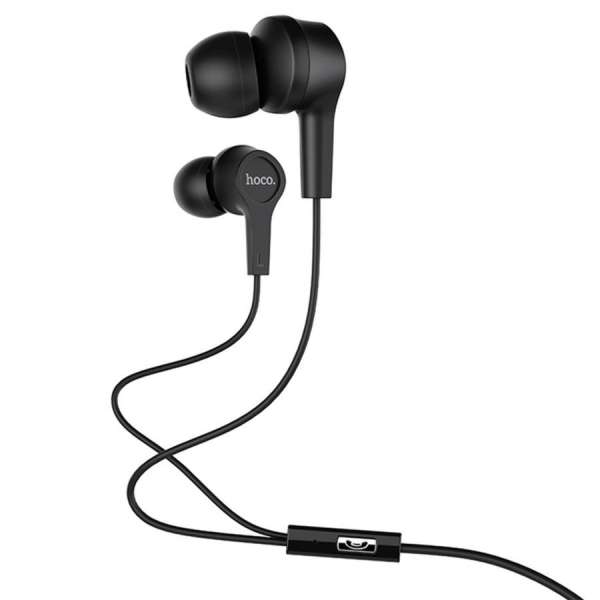 Наушники с микрофоном HOCO M50 Daintiness вкладыши, кабель 1,2м, коробка, черный