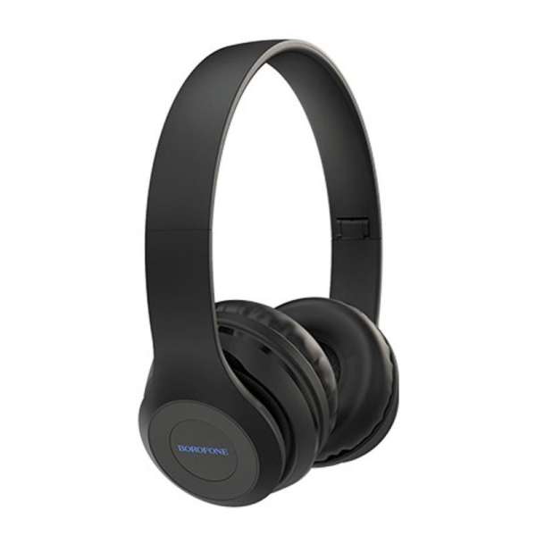 Наушники беспроводные Borofone BO4 Charming rhyme накладные, Bluetooth, коробка, черный