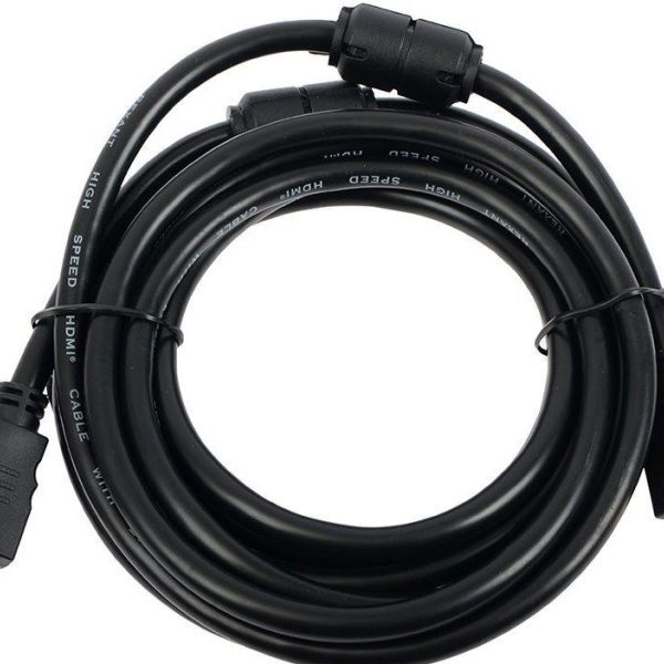 Кабель HDMI-HDMI Jett длина 1,5м, ver. 2.0 2 фильтра, пакет черный 287-001