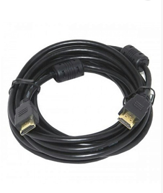 Кабель HDMI-HDMI Jett длина 3м, ver.2.0, 2 фильтра, пакет, черный 287-003