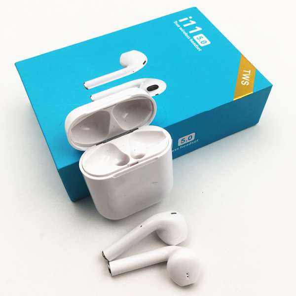 Наушники беспроводные Орбита OT-ERB05 (i11-TWS) вкладыши, Bluetooth, беспроводные, пенал для зарядки