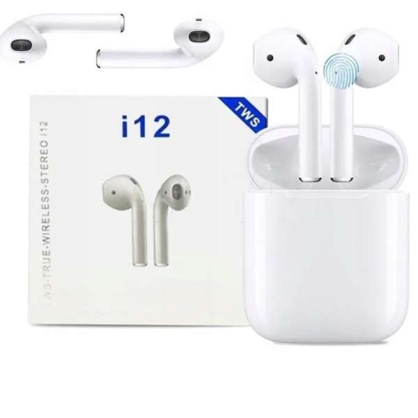 Наушники беспроводные Орбита OT-ERB06 (i12-TWS) вкладыши, Bluetooth, беспроводные, пенал для зарядки