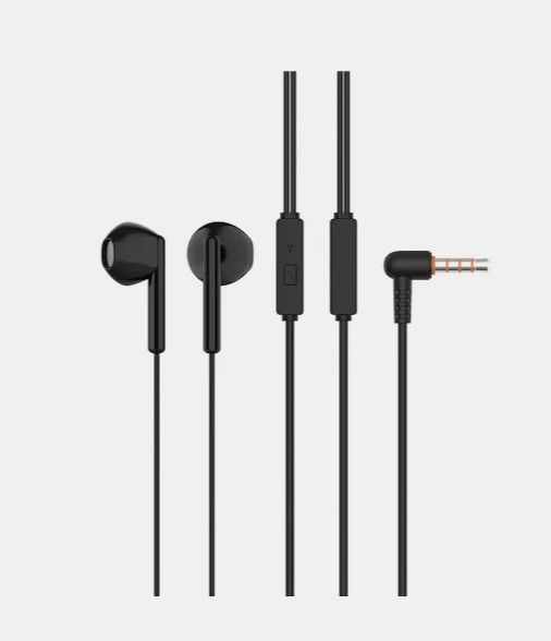 Наушники с микрофоном Celebrat G6 вкладыши, кабель 1,2м, кнопка ответа, черные коробка