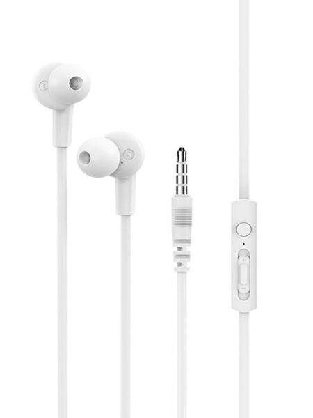 Наушники с микрофоном Borofone BM37 Noble sound внутриканальные, кабель 1,2м, регулятор громкости, к
