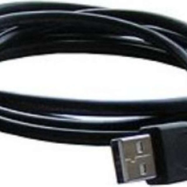 Кабель USB A штекер - USB B штекер Гарнизон длина 1,8м, пакет, черный (GCC-USB2-AMBM-1.8M)