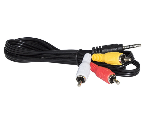 Кабель Jack 3.5 штекер-3RCA Орбита длина 1,2м, черный OT-AVC01 (TD-250)