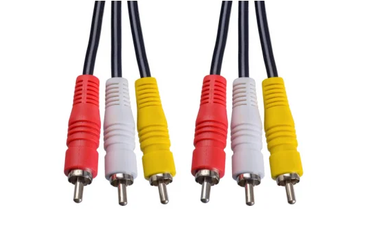 Кабель 3RCA-3RCA Perfeo длина 1м, пакет, черный (R3102)