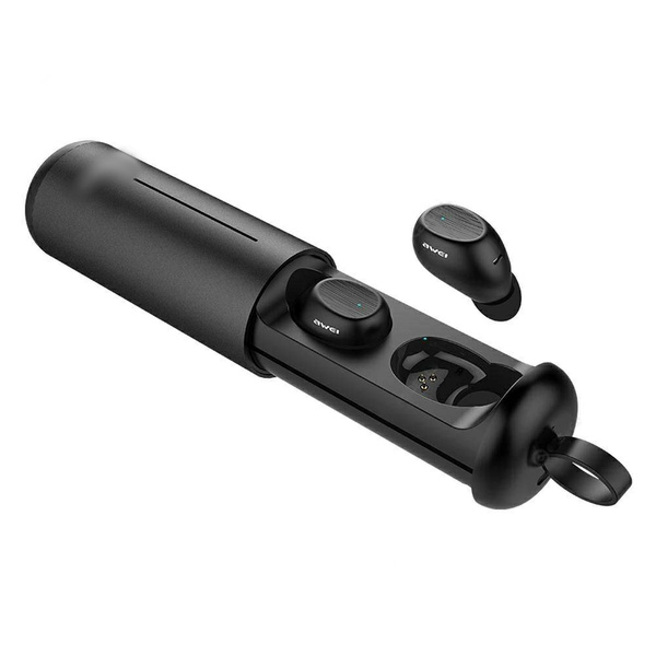 Наушники беспроводные Awei T55 внутриканальные, Bluetooth V5.0 кейс для хранения и зарядки в комплек