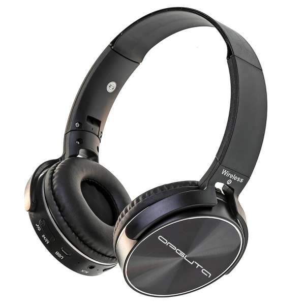 Наушники беспроводные Орбита OT-ERB39 (OT-450BT) полноразмерные, Bluetooth 5.0, FM, microSD до черны