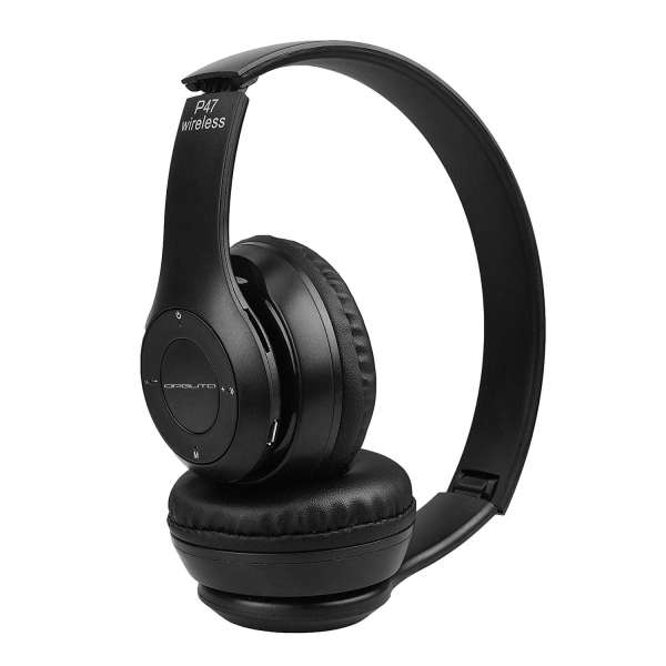 Наушники беспроводные Орбита OT-ERB42 (OT-P47) полноразмерные, Bluetooth 5.0, FM, microSD черные