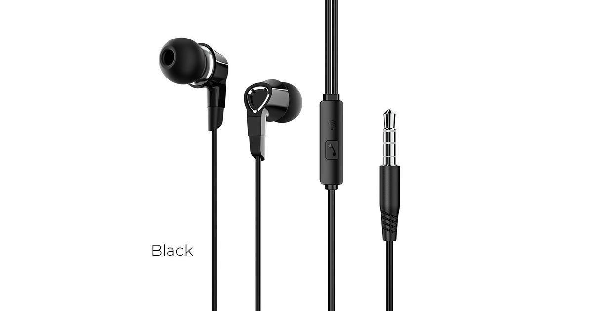 Наушники с микрофоном Borofone BM47 Dream внутриканальные, кабель 1,2м, коробка, черный