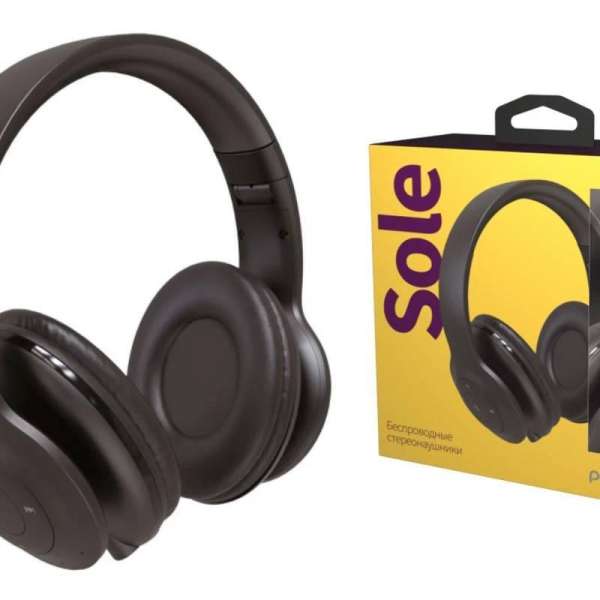 Наушники беспроводные Perfeo "SOLE" PF-A4906 полноразмерные, Bluetooth, Bluetootch 4.2 или проводное
