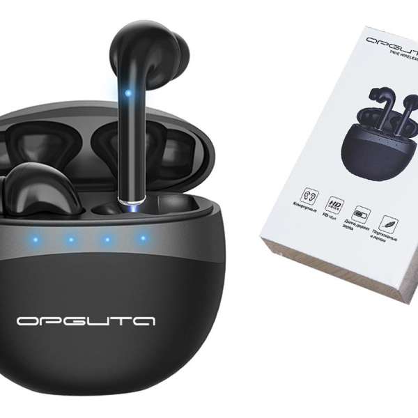 Наушники беспроводные Орбита OT-ERB31 внутриканальные, Bluetooth 5.0 + EDR, беспроводные, черные