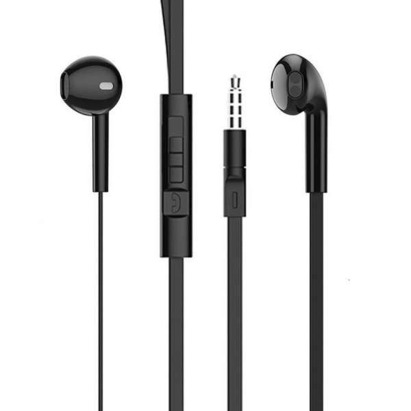 Наушники с микрофоном Borofone BM23 Bright sound вкладыши, кабель 1,2м, коробка, черные