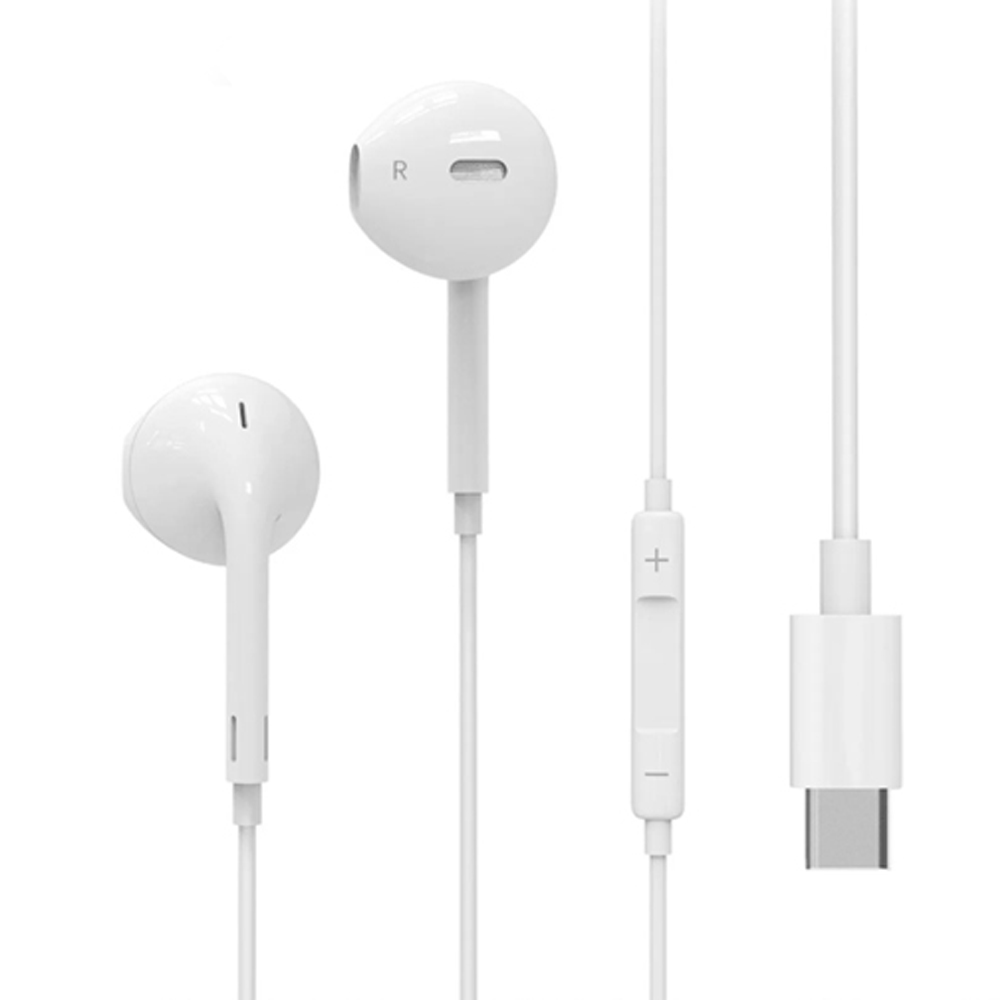 Наушники с микрофоном Remax Proda RW-L02 вкладыши, кабель 1,2м, разьем Type-C, коробка, белый