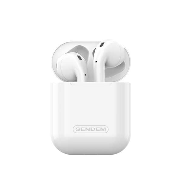 Наушники беспроводные SENDEM G99 внутриканальные, Bluetooth V5.0, кейс для хранения и зарядки в комп