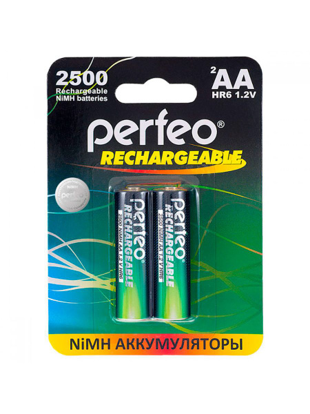 Аккумулятор Perfeo R6 2500 mAh BL 2 1.2 V (PF-4157) ЗА УПАКОВКУ