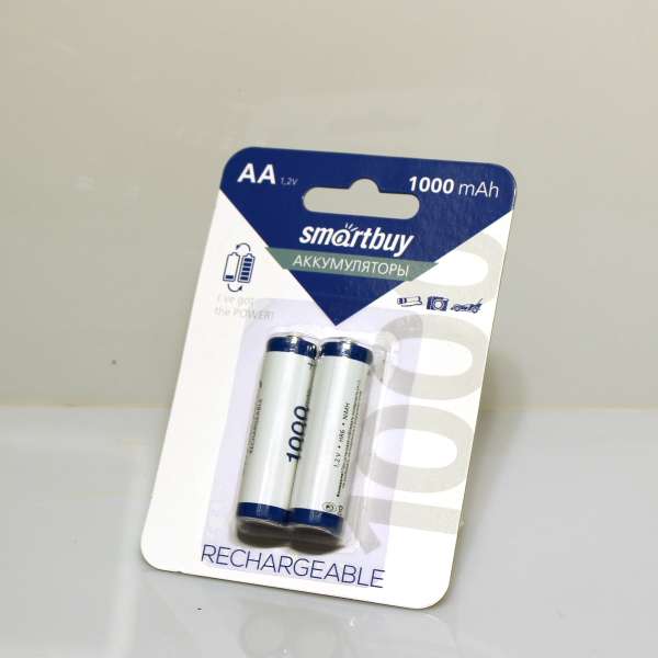 Аккумулятор SmartBuy R6 1000 mAh BL 2 NI-Mh 1.2 V ЗА УПАКОВКУ
