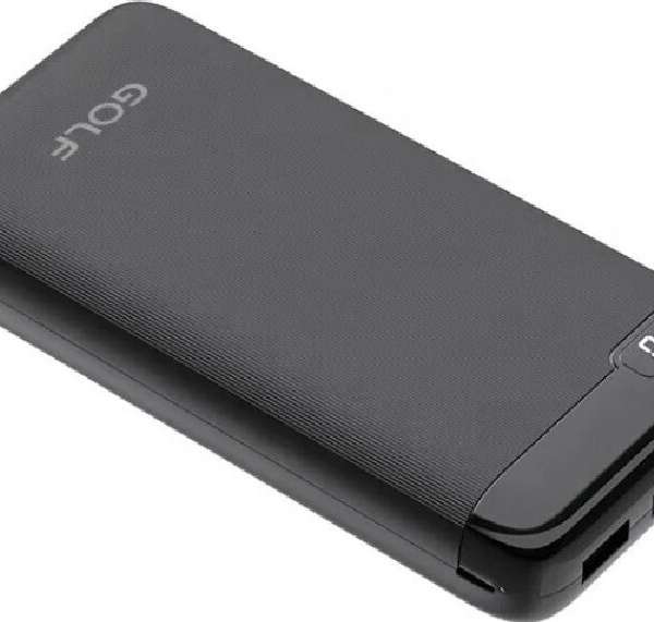 Портативное зарядное устройство GOLF LCD22 20000 мАч 1USB выход 5В/1А, 2USB выход 5В/2.1А, LED диспл