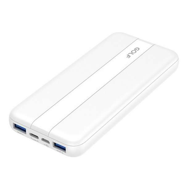 Портативное зарядное устройство GOLF G93PD 20000 мАч 1USB выход 5В/3А, LED дисплей/ PD + QC/ Type-C 