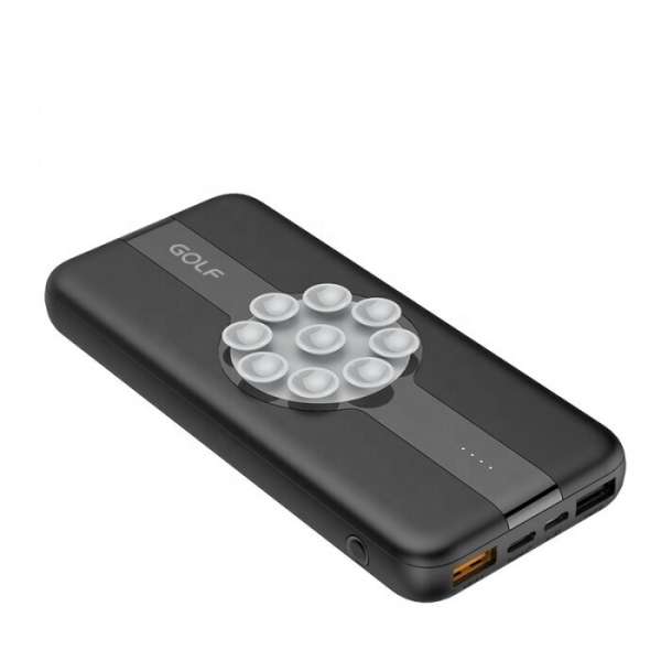 Портативное зарядное устройство GOLF W21PD 10000 мАч wireless output 2A/ PD + QC/ Type-C/ Выход: 3A,