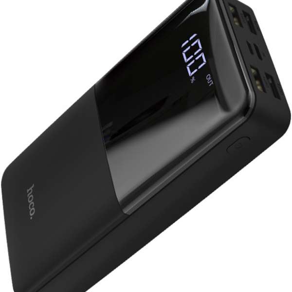 Портативное зарядное устройство HOCO J42A High power 20000 мАч Выходной ток:1-4USB-2000мА (общий ток
