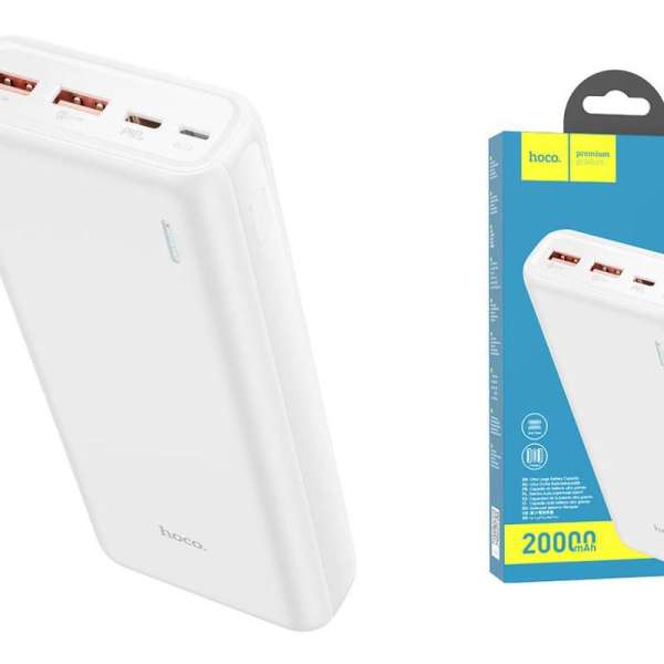 Портативное зарядное устройство HOCO J80 Premium 10000 мАч Выходной ток:USB1-QC3.0-22.5Вт,Type-C чер