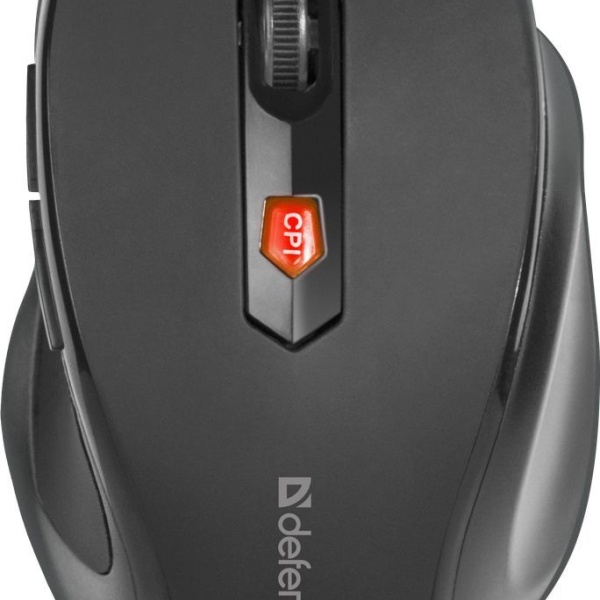 Мышь беспроводная Defender MM-315 Ultra USB Optical (800/1600dpi) черная, 5 кнопок+кнопка-колесо, бл
