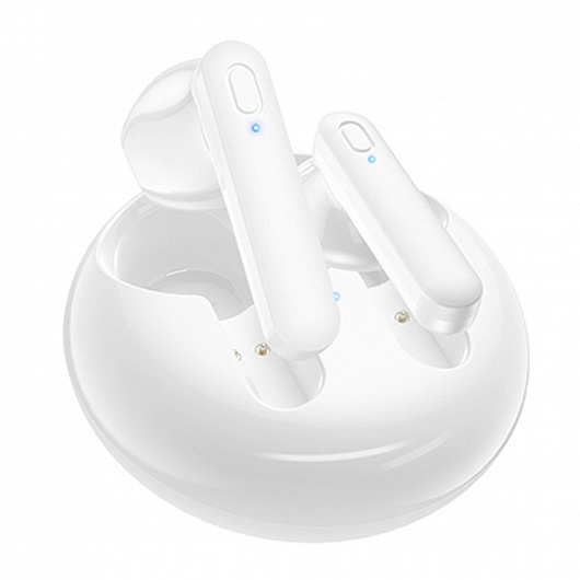 Наушники беспроводные Borofone BW08 Luxury внутриканальные, Bluetooth V5.1, кейс для хранения белый