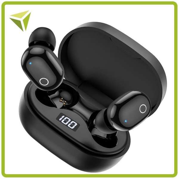 Наушники беспроводные Borofone BW06 Manner внутриканальные, Bluetooth V5.1, кейс для хранения черный