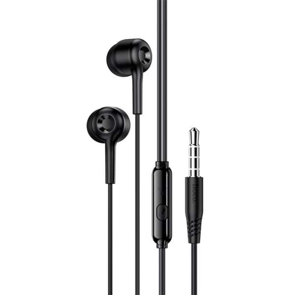 Наушники с микрофоном HOCO M82 La musique внутриканальные, кабель 1,2м, 3,5мм 4-pin Jack, кнопка выз