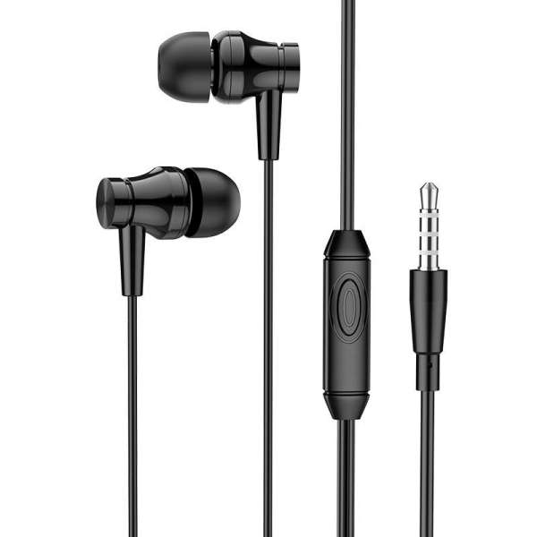 Наушники с микрофоном Borofone BM67 Talent внутриканальные, кабель 1,2м, 3,5мм 4-pin Jack, кнопка вы