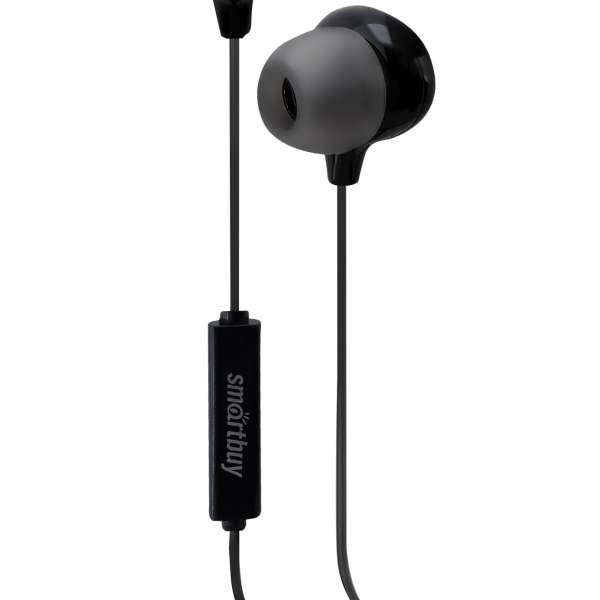 Наушники с микрофоном SmartBuy DOTZ внутриканальные, кабель 1,2м, 3,5мм 4-pin Jack, кнопка вызова, к