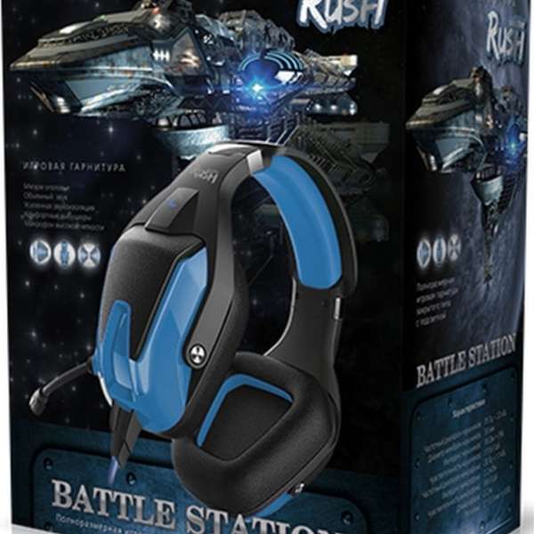 Наушники с микрофоном SmartBuy "RUSH BATTLE STATION" SBHG-9600 полноразмерные, кабель 2,2м, 3.5мм Ja