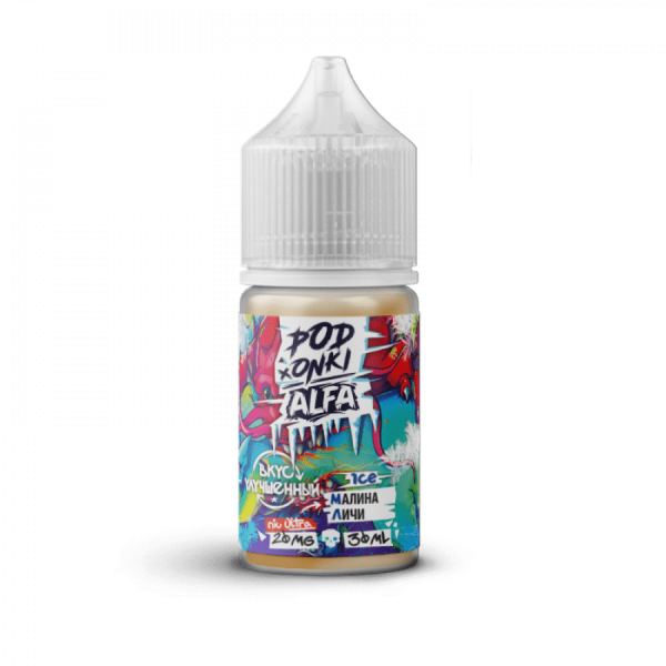 Жидкость PODONKi ALFA ICE Малина личи nic Ultra 20mg, 30ml